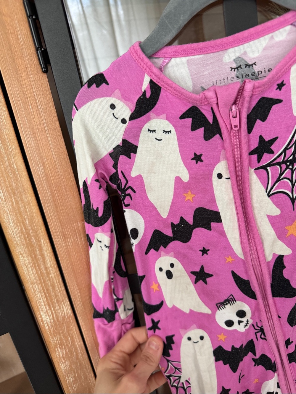 Little Sleepies zippy footies Frightful Friends Halloween ghosts toddler baby - Picture 4 of 7